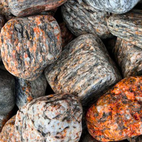 Tiger Gneiss Gabion Cobbles