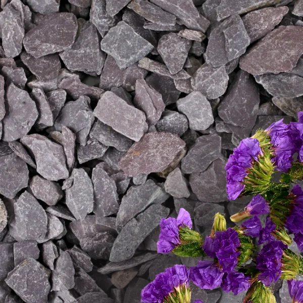 Plum Slate Chippings 20mm