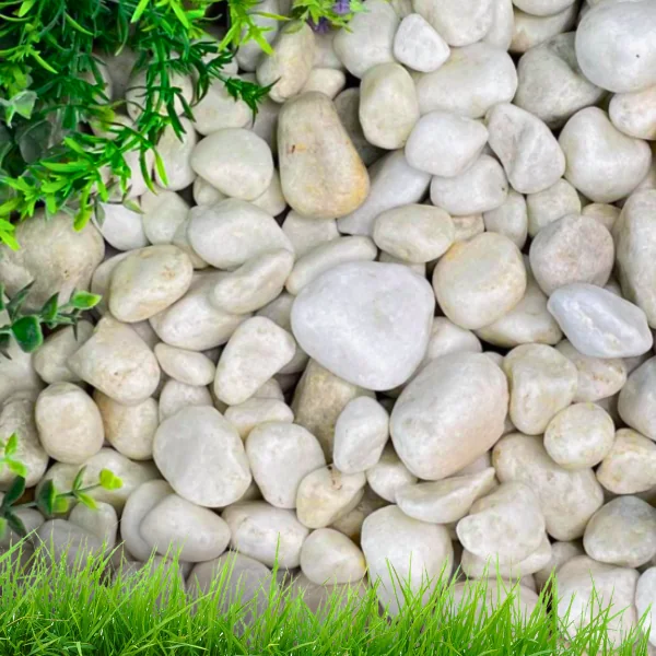 Polar White Pebbles 40mm