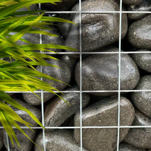 100-170mm Black Basalt Gabion Cobbles