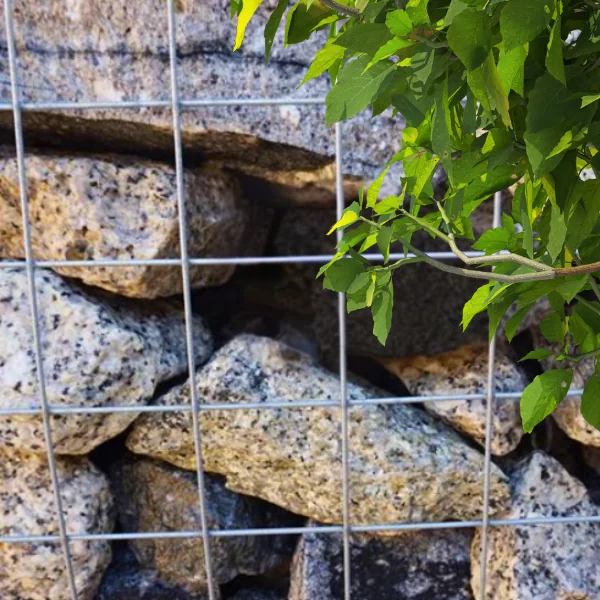 100-200mm Silver Granite Gabion Stone