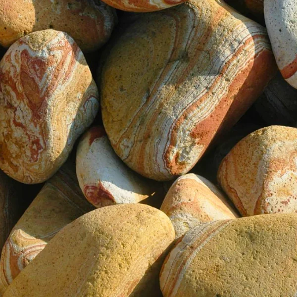 100-150mm Rainbow Gabion Cobbles