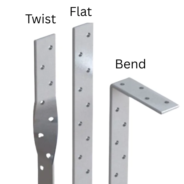 Light Duty Galvanised Restraint Strap