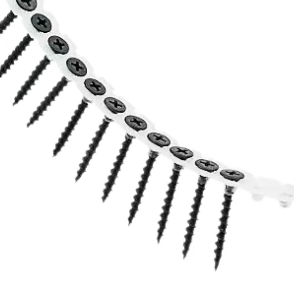 Collated Black Drywall Screws Coarse Thread