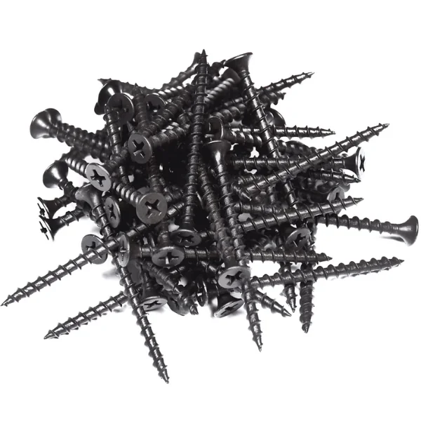 Standard Black Drywall Screws Coarse Thread