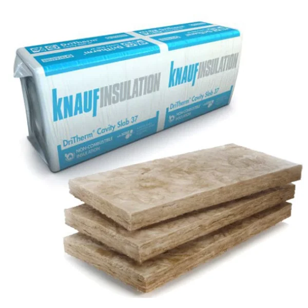 Knauf Earthwool Dritherm 37 Cavity wall insulation slab 1200mm x 455mm