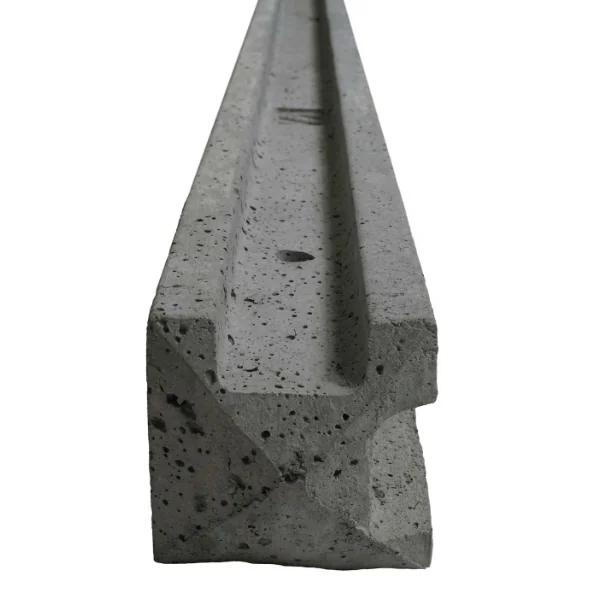 Slotted Concrete Corner Fence Post