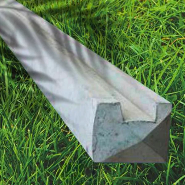 Slotted Concrete End Fence Post