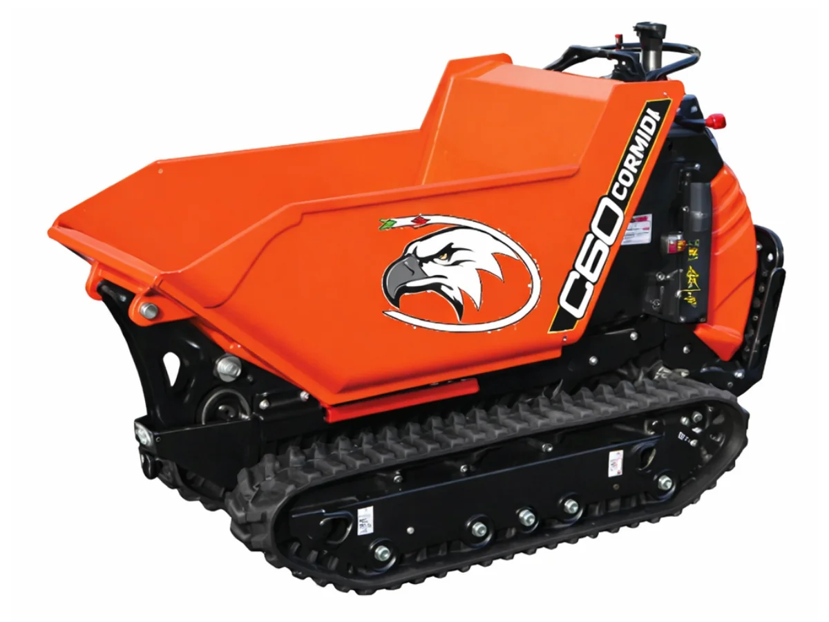 Cormidi C60 (600 Kg) Hi-Tip Tracked Barrow Hire