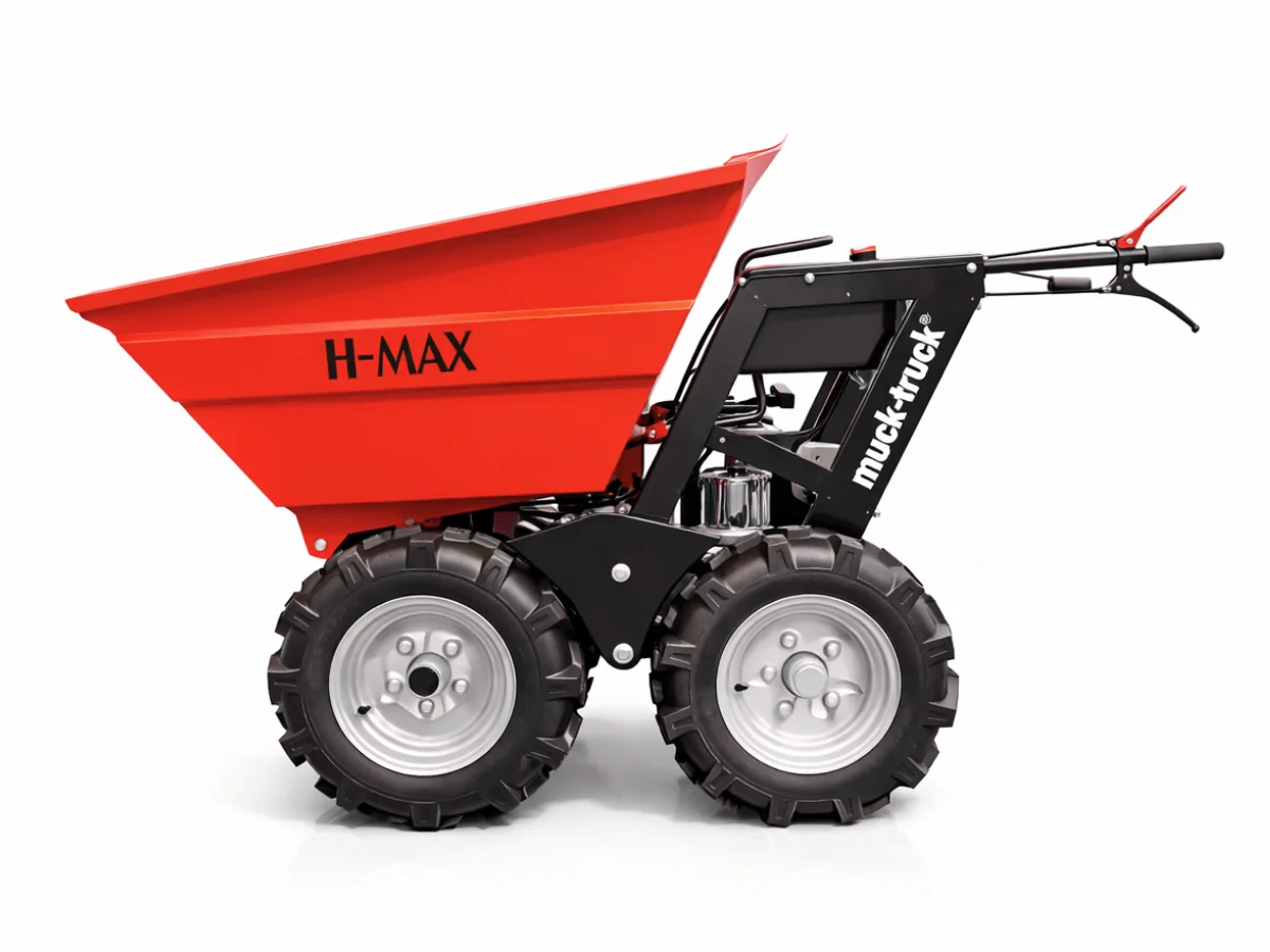 Muck Truck (H-Max) Hi-Tip Powered Wheelbarrow Hire