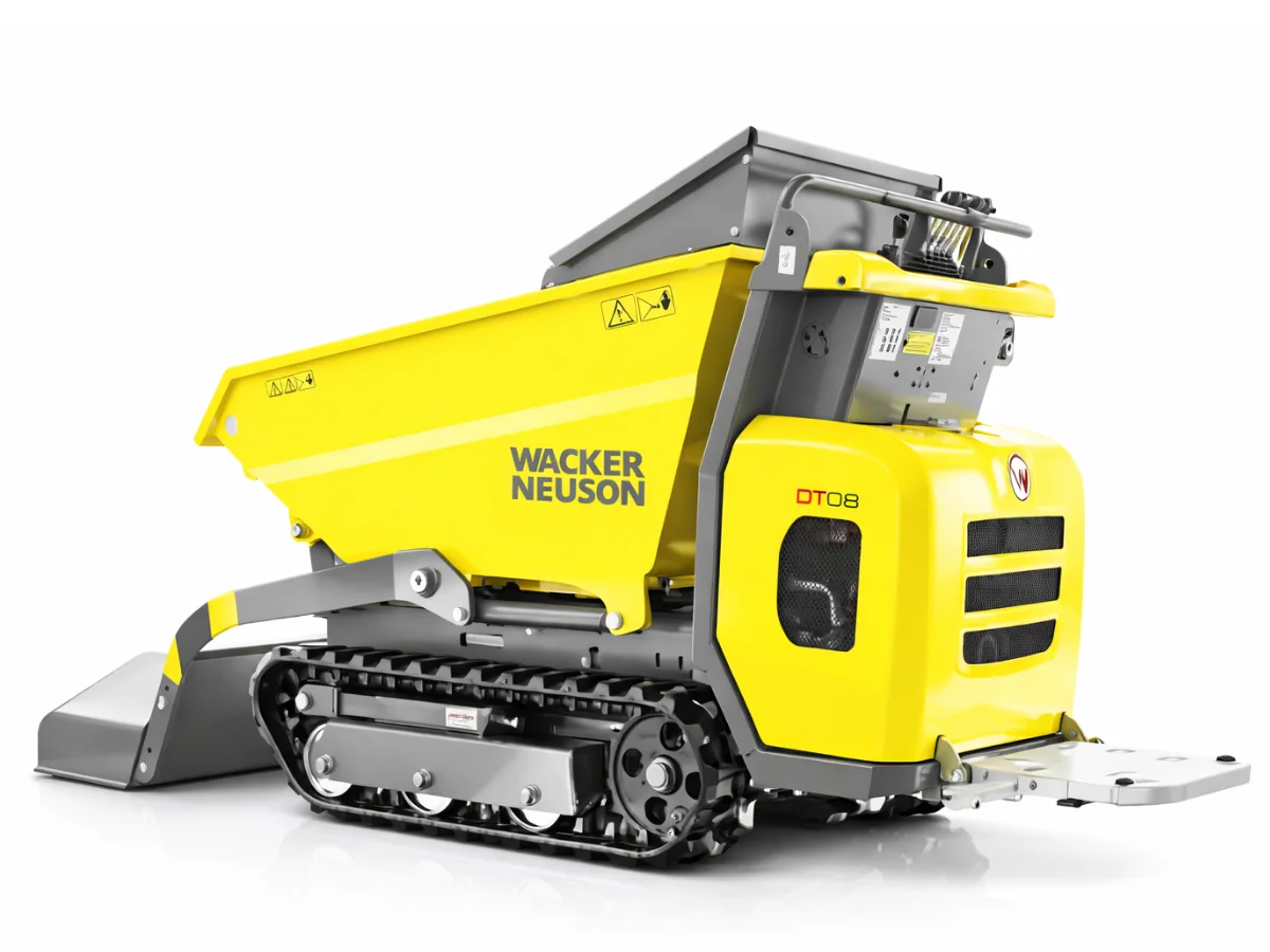 Wacker Neuson DT08 Hi-Tip Tracked Barrow Hire 800 Kg