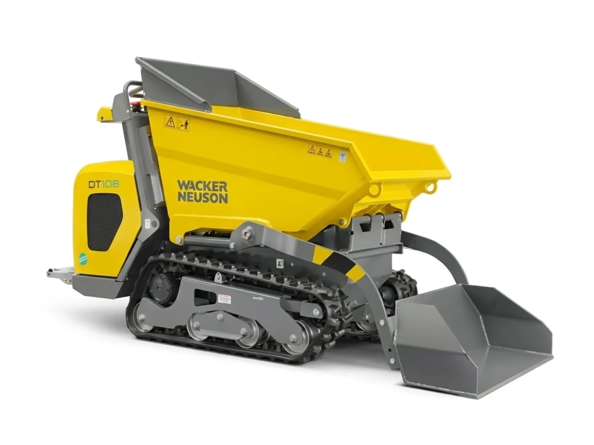 Wacker Neuson DT10e (Battery) Hi-Tip Tracked Front Tip Dumper Hire