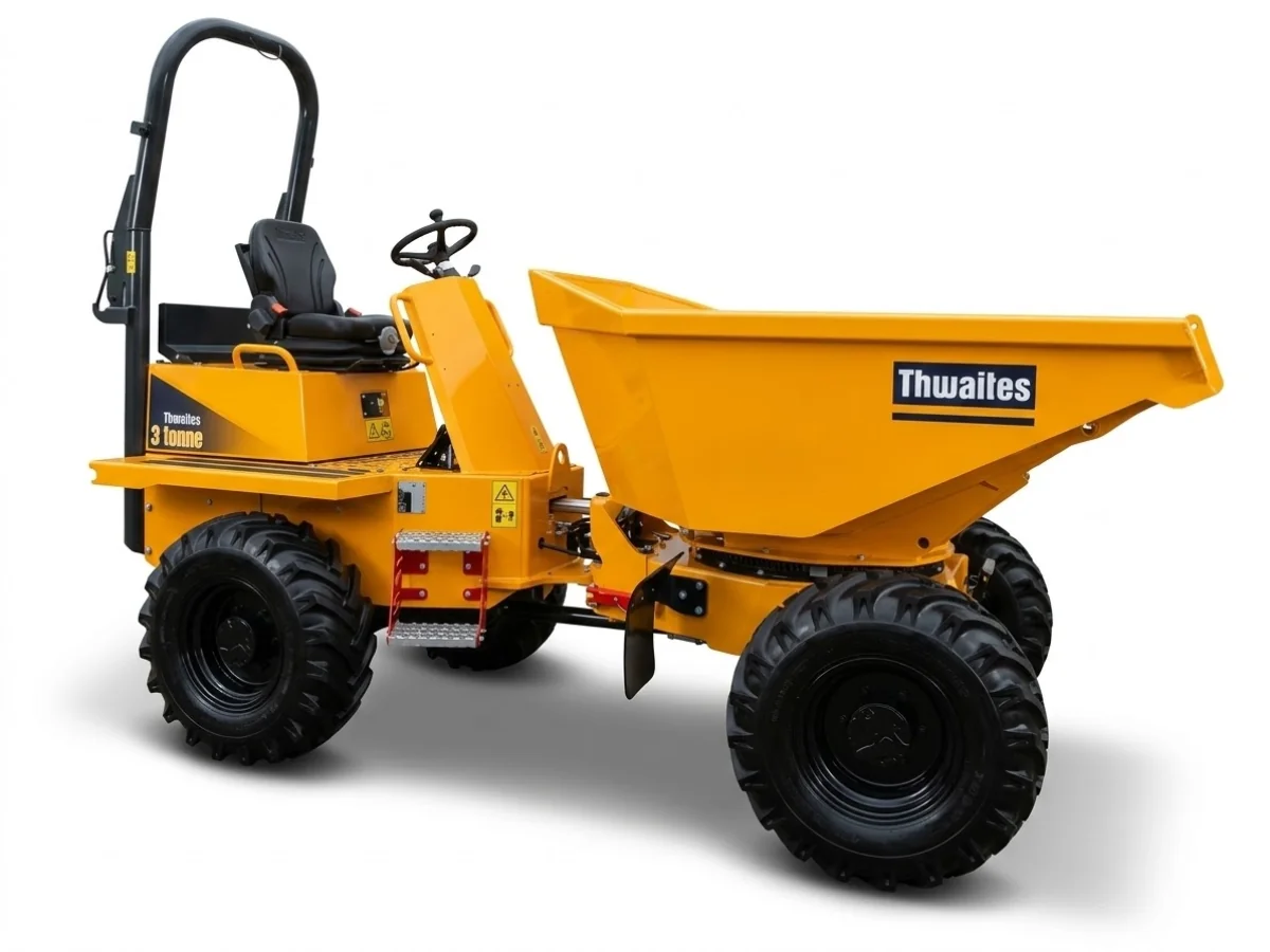 Thwaites MACH2080 3-Tonne Articulated Swivel Dumper (4WD) Hire