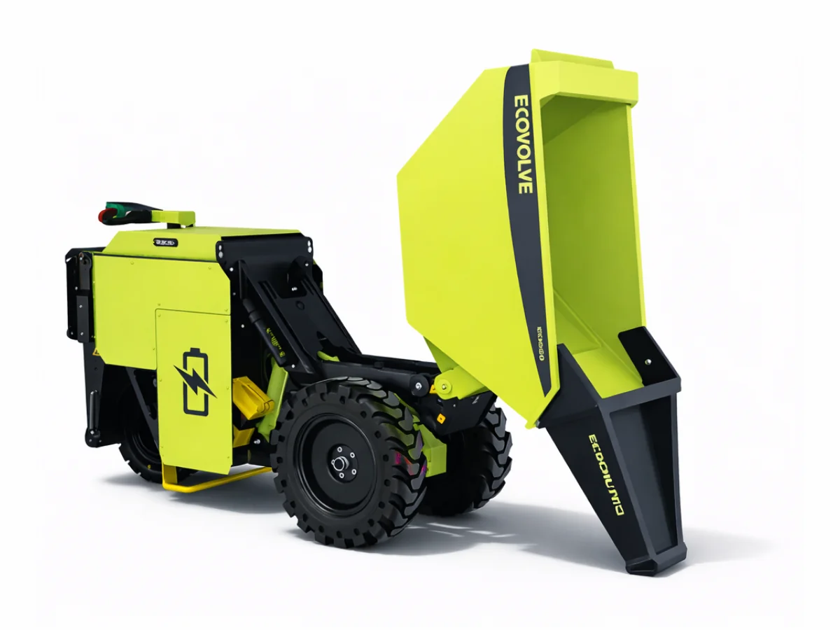 EcoVolve ED1000 1-Tonne Electric High-Tip Dumper Hire