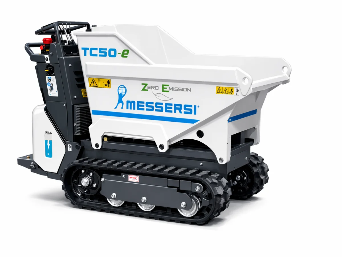 Messersi TC50e High-Tip 500Kg Zero-Emission Tracked Dumper Hire
