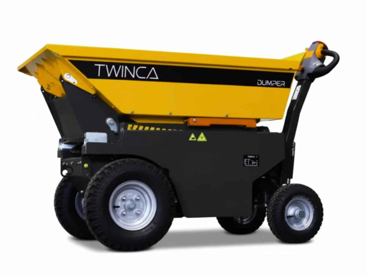 Twinca ES-800 Battery Powered Scissor Lift High-Tip Dumper