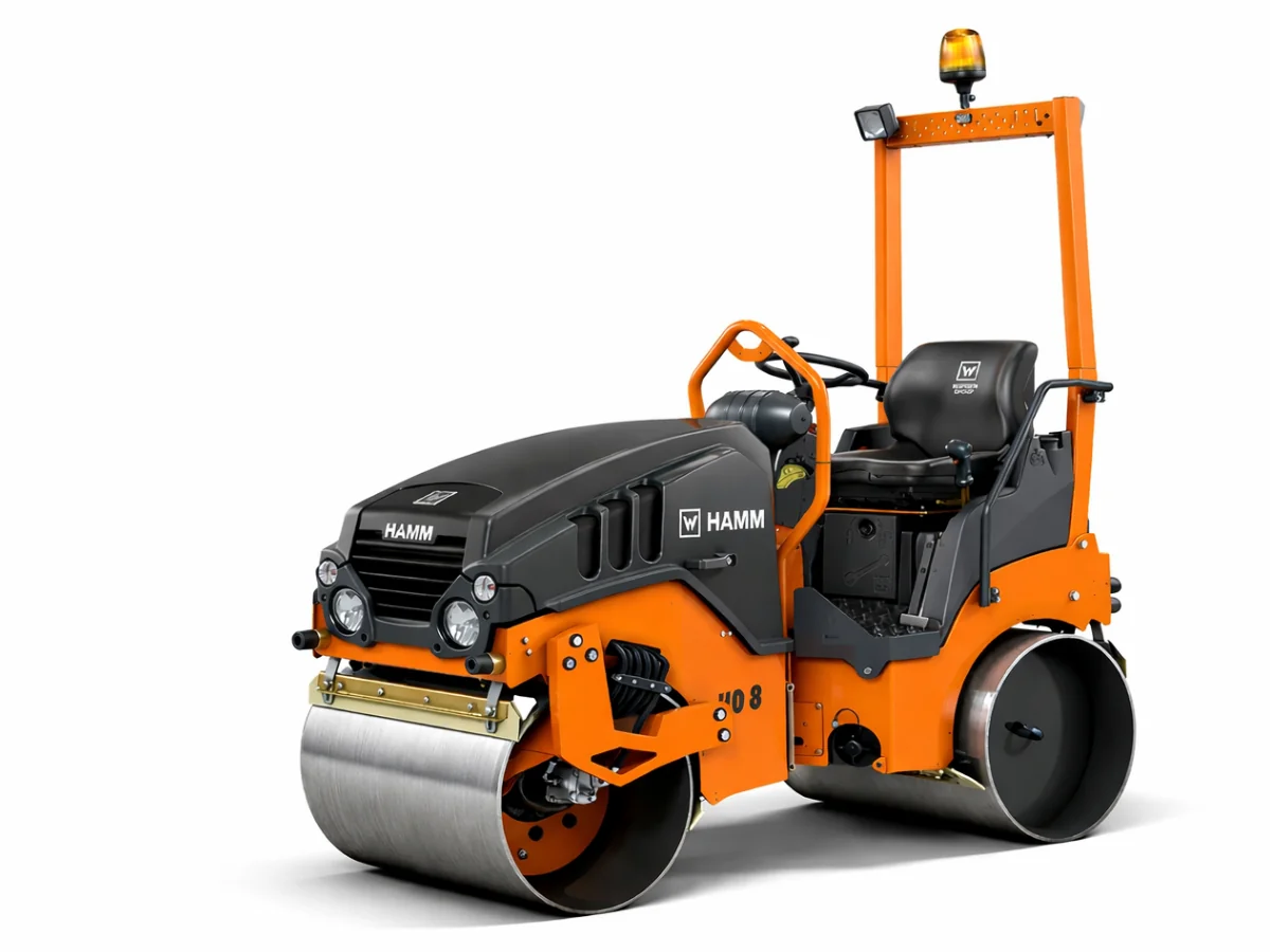 HAMM HD 8 VV Compact Ride-On Roller (0.8m) Hire