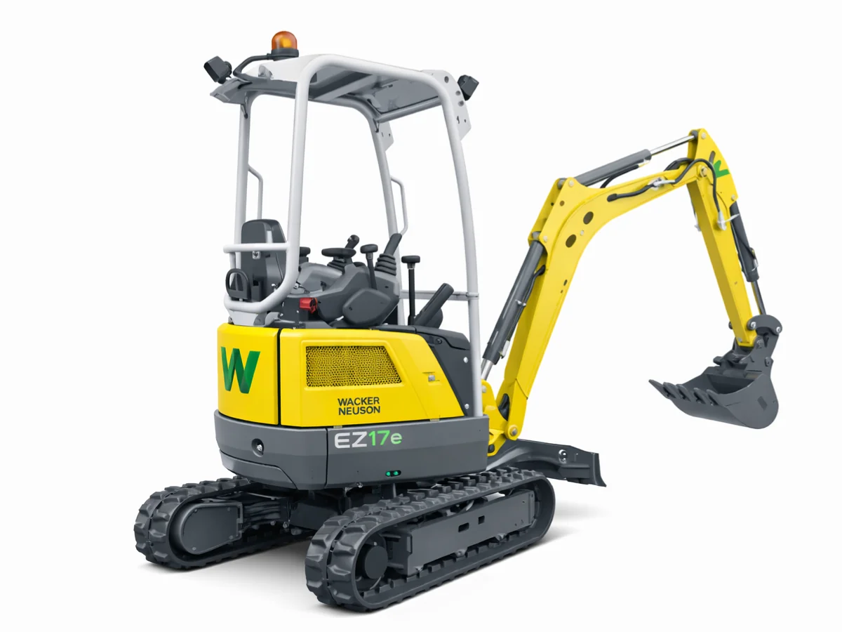 Wacker Neuson EZ17e 1.7-Tonne Electric Zero-Tail Mini Excavator Hire