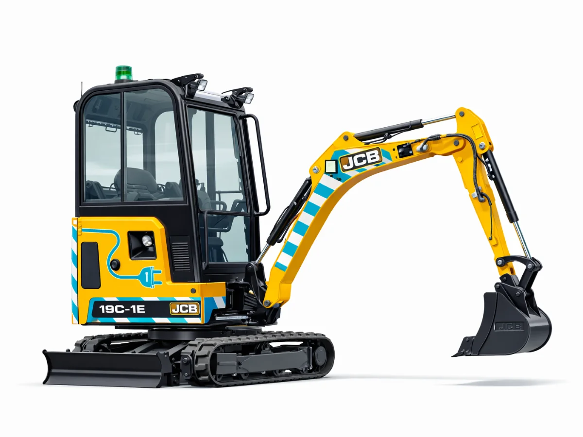 JCB 19C-1E 2-Tonne Electric (No Emission) Mini Excavator Hire