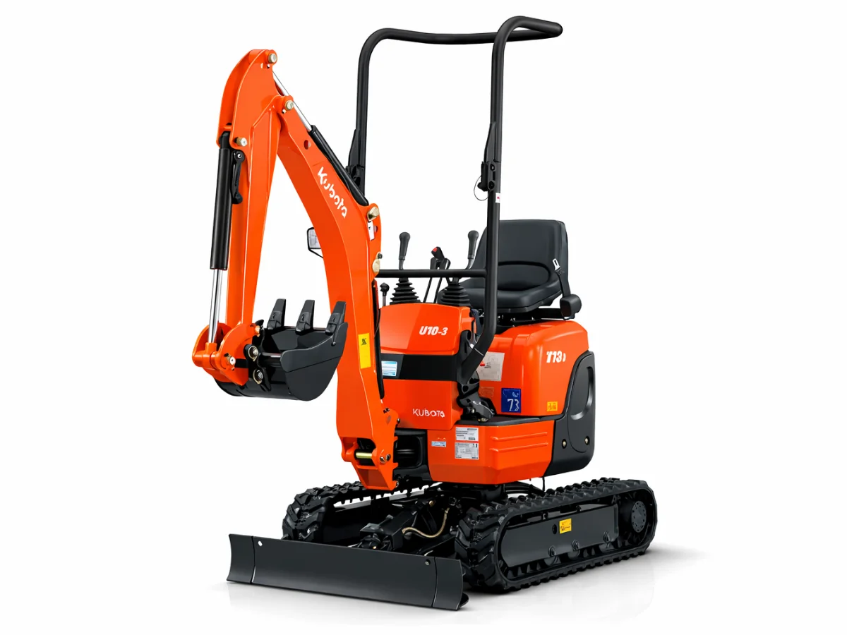 Kubota U10-3 1.1-Tonne Zero-Tail Micro/Mini Digger Hire