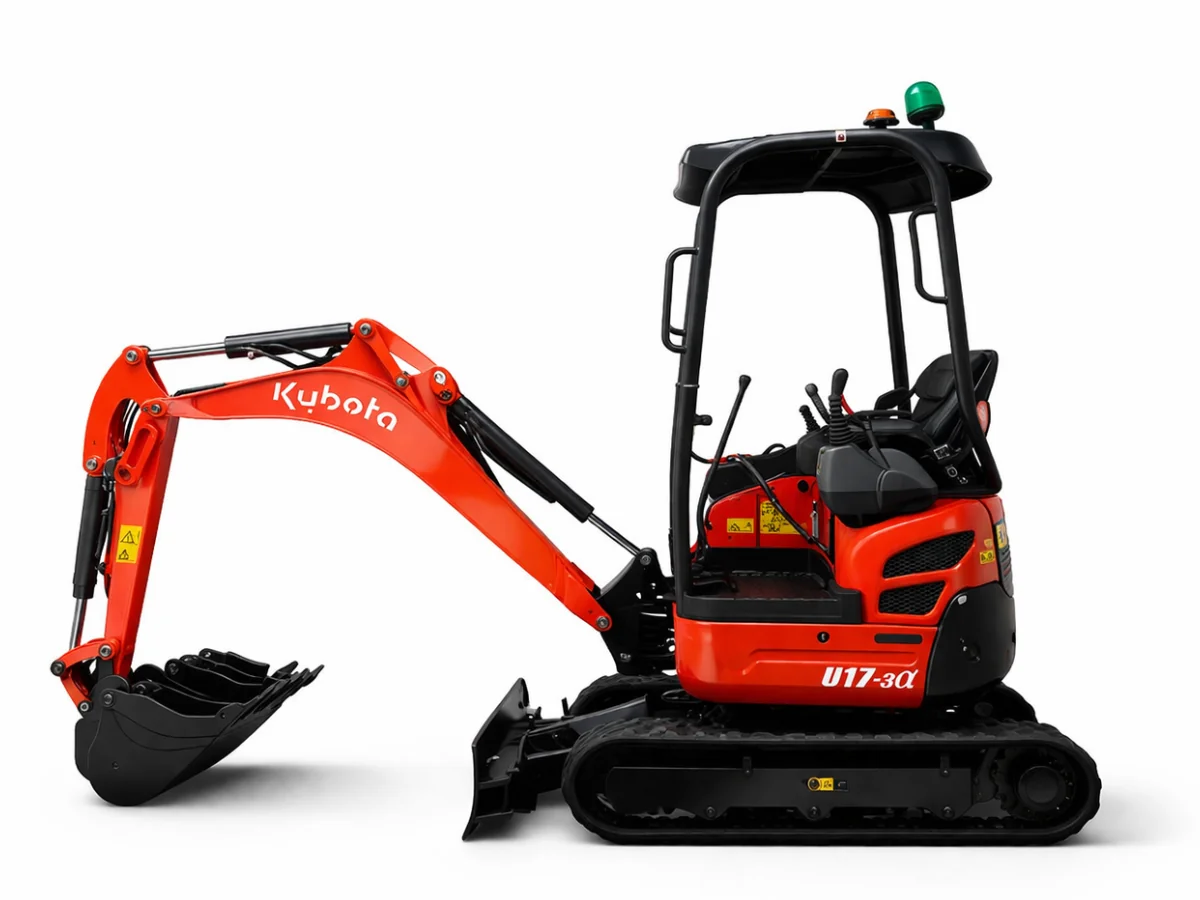 Kubota U17-3A 1.7-Tonne Mini Digger Hire