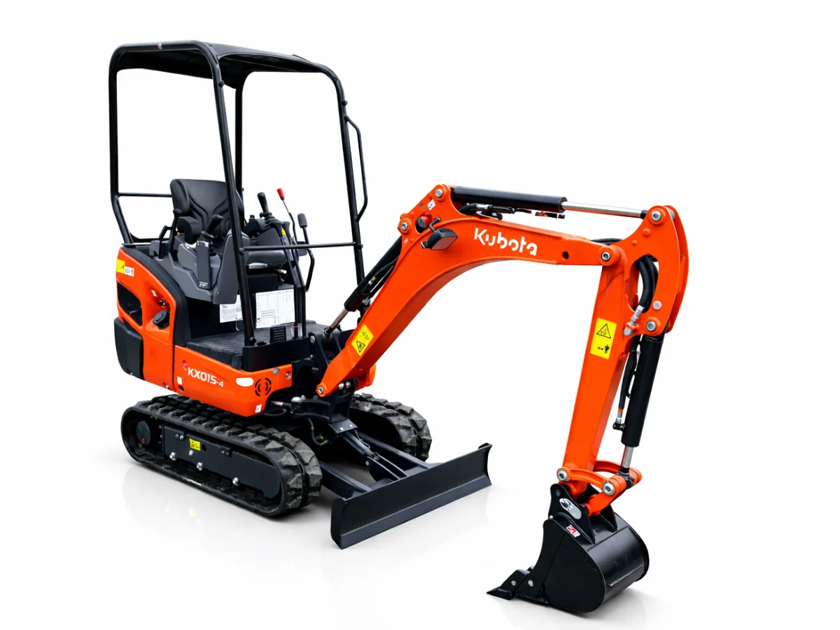 Kubota KX015-4 1.5-Tonne Zero-Tail Mini Digger Hire