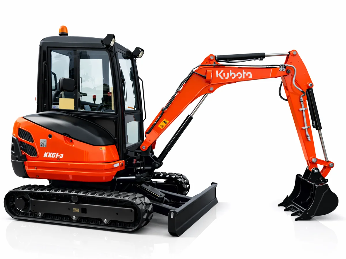 Kubota KX61-3 2.6-Tonne Mini Excavator (Diesel Engine) Hire