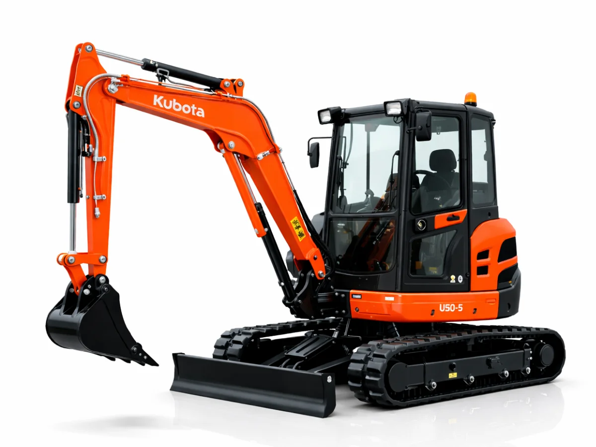Kubota U50-5 5-Tonne Mini Excavator (Diesel Engine) Hire