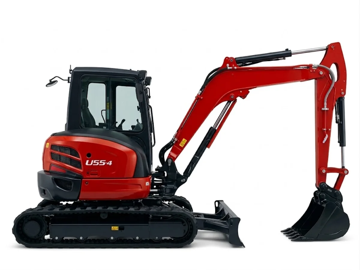 Kubota U55-4 Mini Excavator 5.5-Tonne (Diesel Engine) Hire