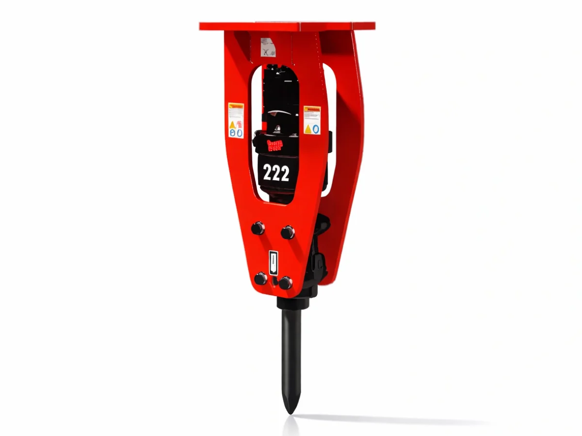 1.2-2.7 Tonne Hydraulic Breaker Hire Rammer 222 (42mm Mini Digger Attachment)