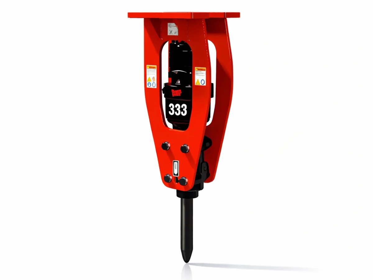 1.8-4 Tonne Hydraulic Breaker Hire Rammer 333 (50mm Mini Digger Attachment)