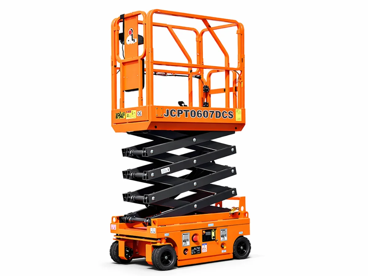 Dingli JCPT0607DCS 5.6m Narrow Width 240Kg Electric Scissor Lift Hire