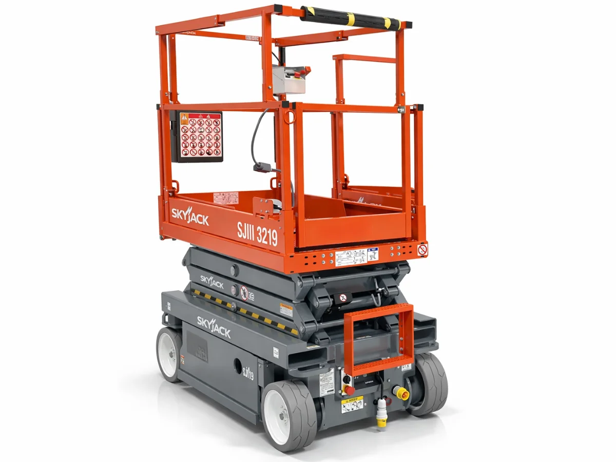 Skyjack SJ111 3219 8m 250Kg Self-Propelled Electric Scissor Lift Hire