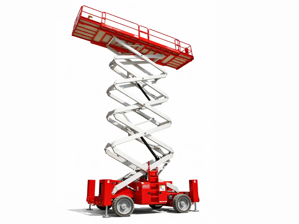MEC 6092RT 20.2m 540Kg Diesel Scissor Lift Hire
