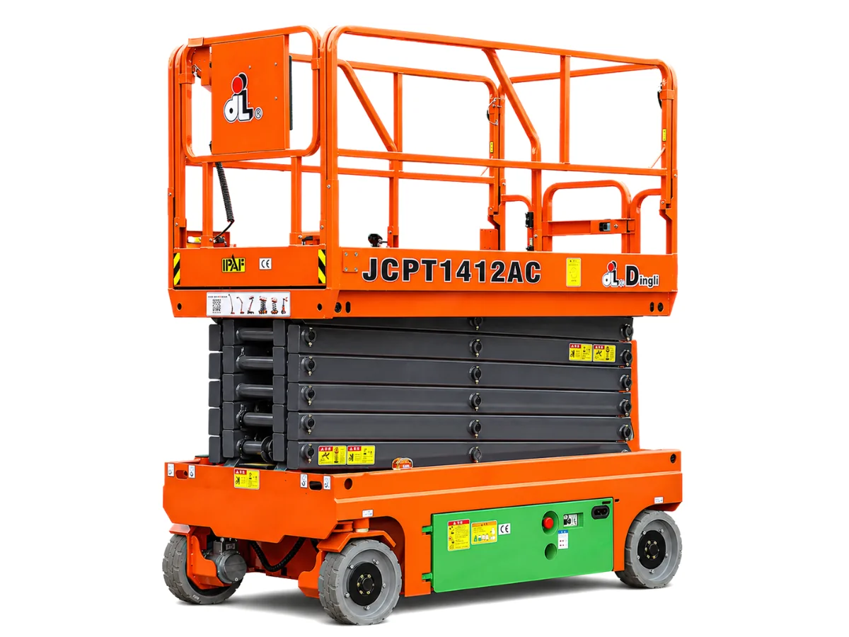 Dingli JCPT1412AC 14m Full-Sealed AC 320Kg Electric Scissor Lift Hire