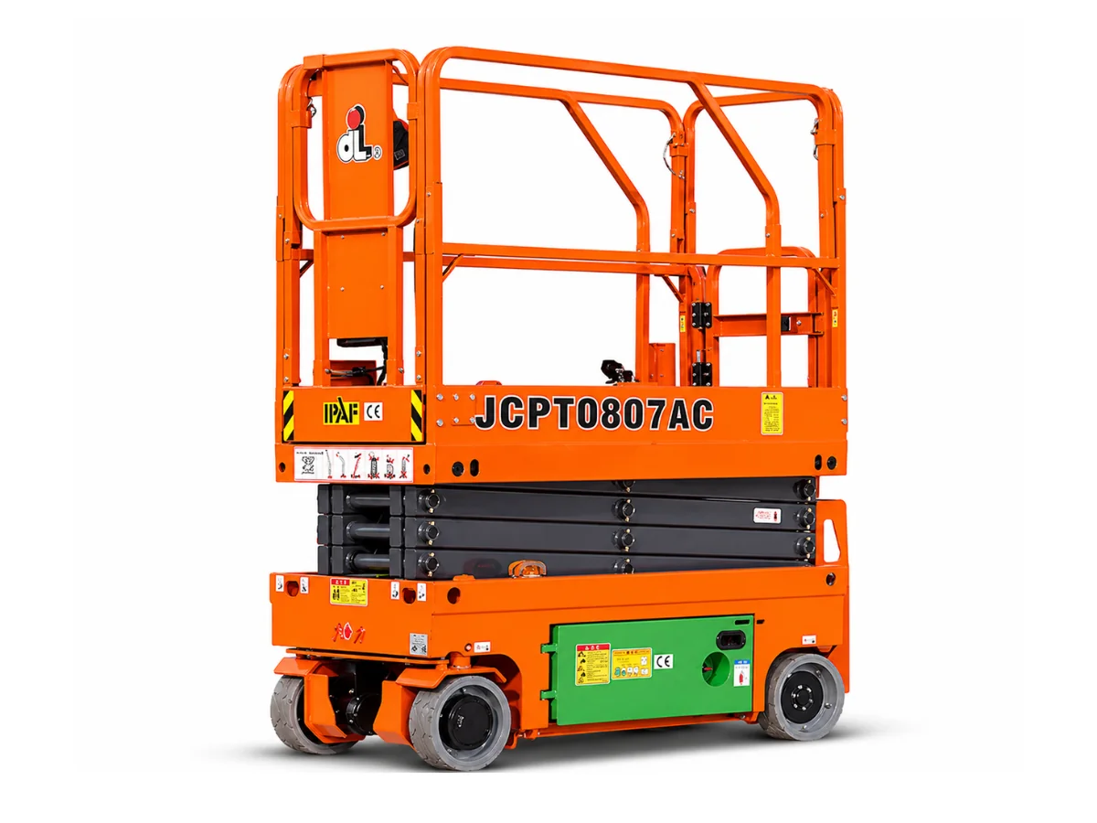 Dingli JCPT0807AC 7.8m Electric 230Kg Self-Propelled Scissor Lift Hire