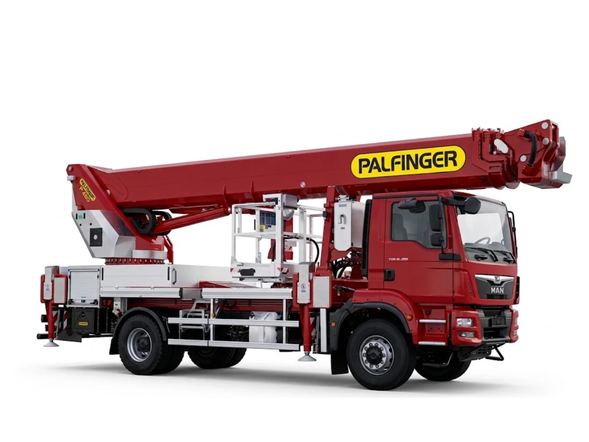 Palfinger P480 600Kg 48m Truck Mounted Cherry Picker Hire