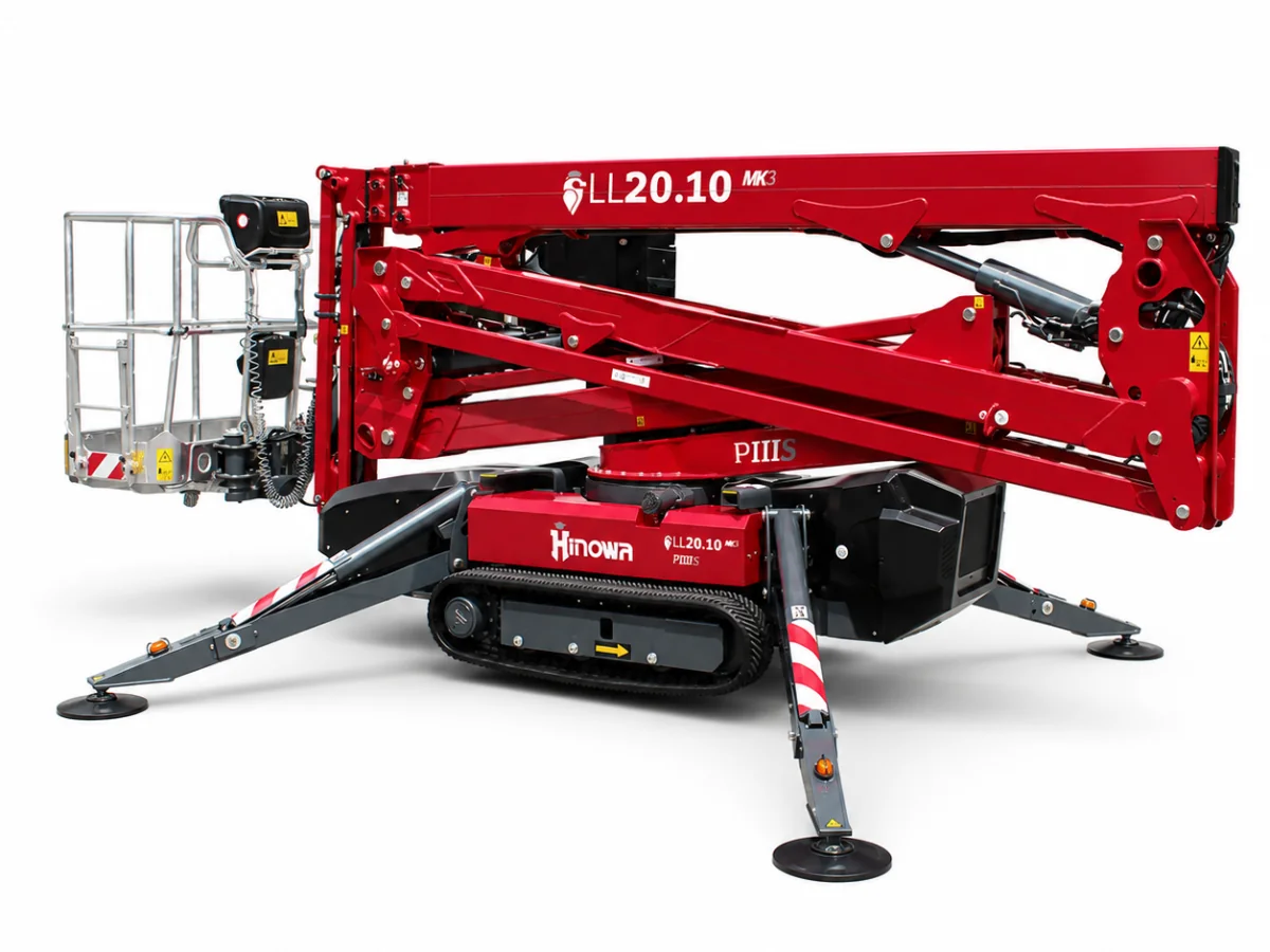 Hinowa Lightlift 20.10 230Kg 20m Hybrid Tracked Boom Platform Spider Lift Hire