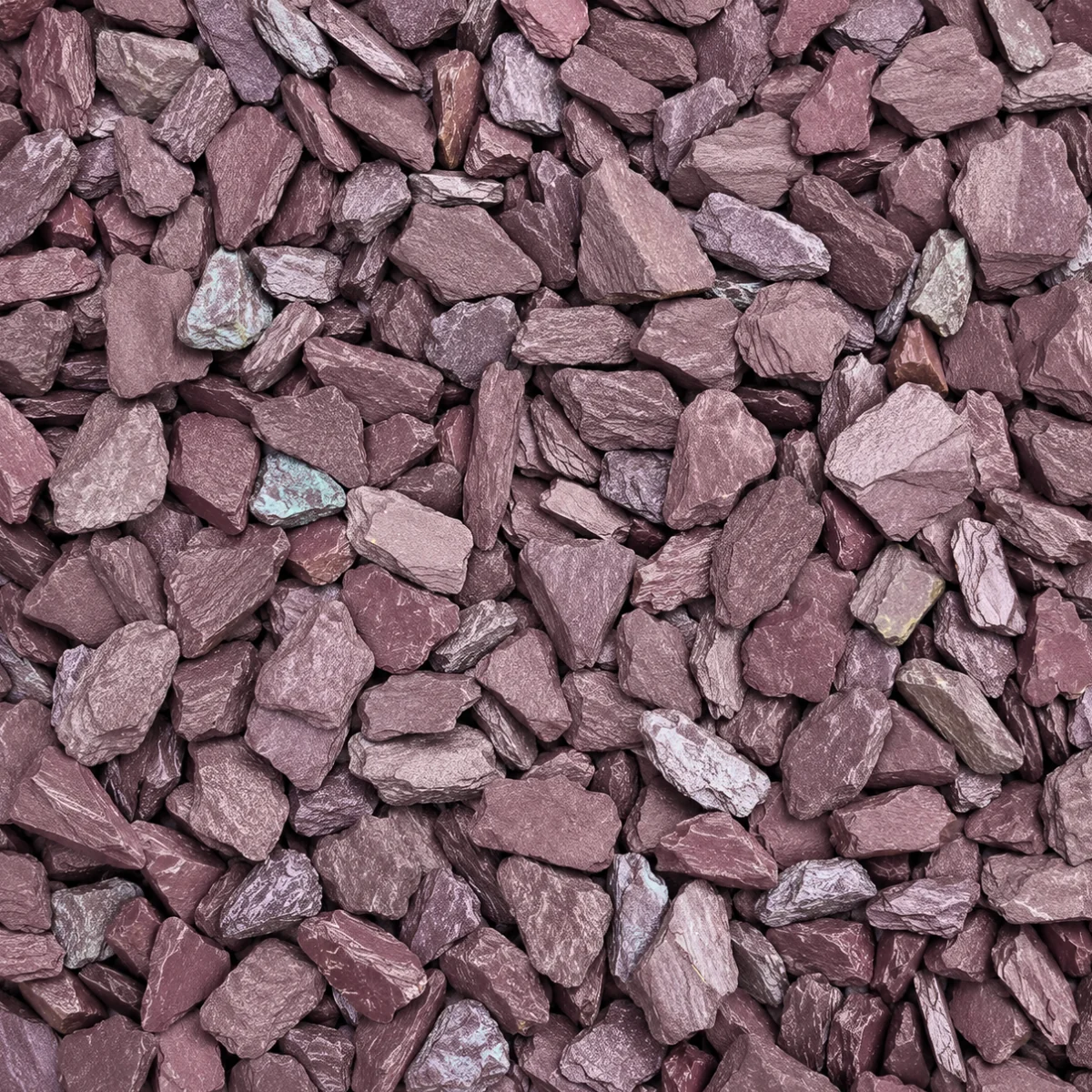 Plum Slate Chippings 20mm