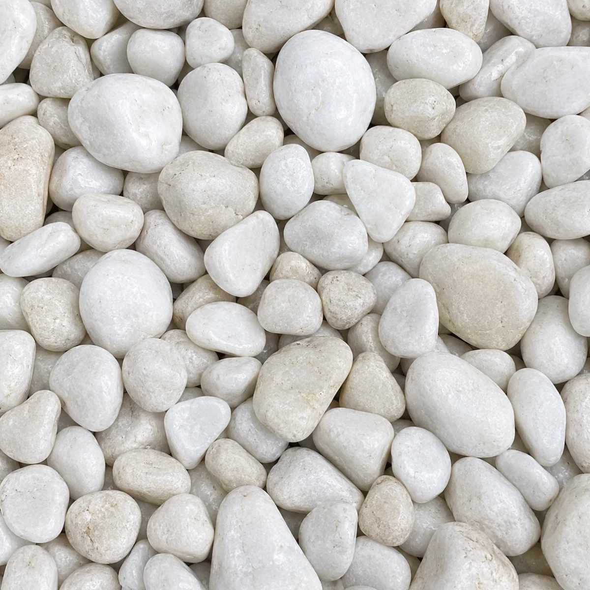 Polar White Pebbles 40mm