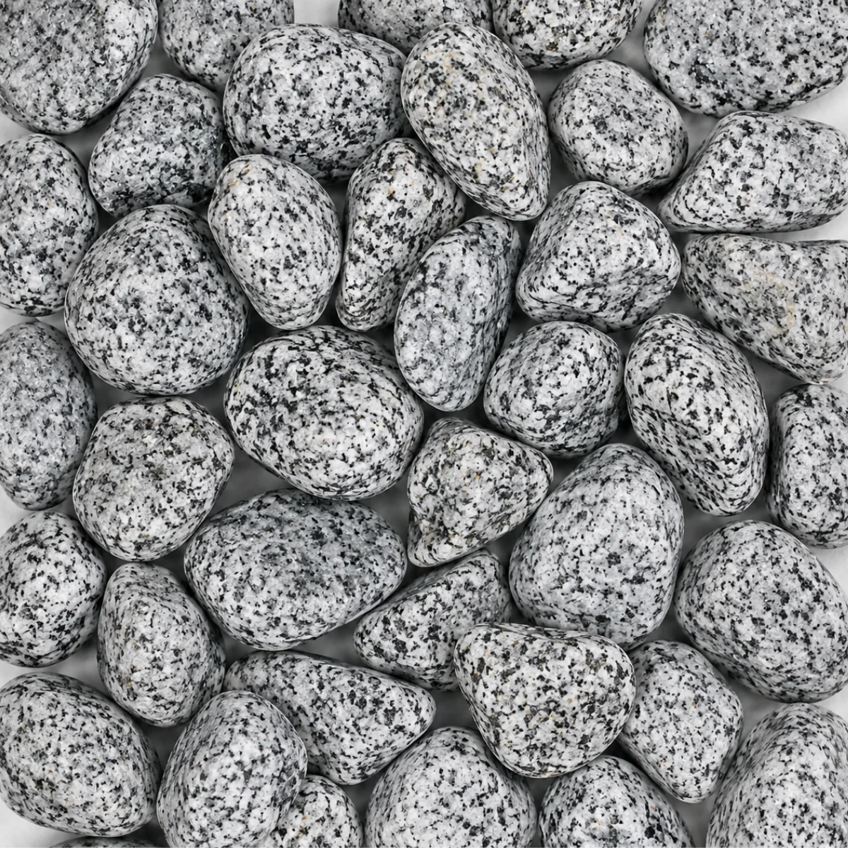 Silver Speckled Pebbles 40mm
