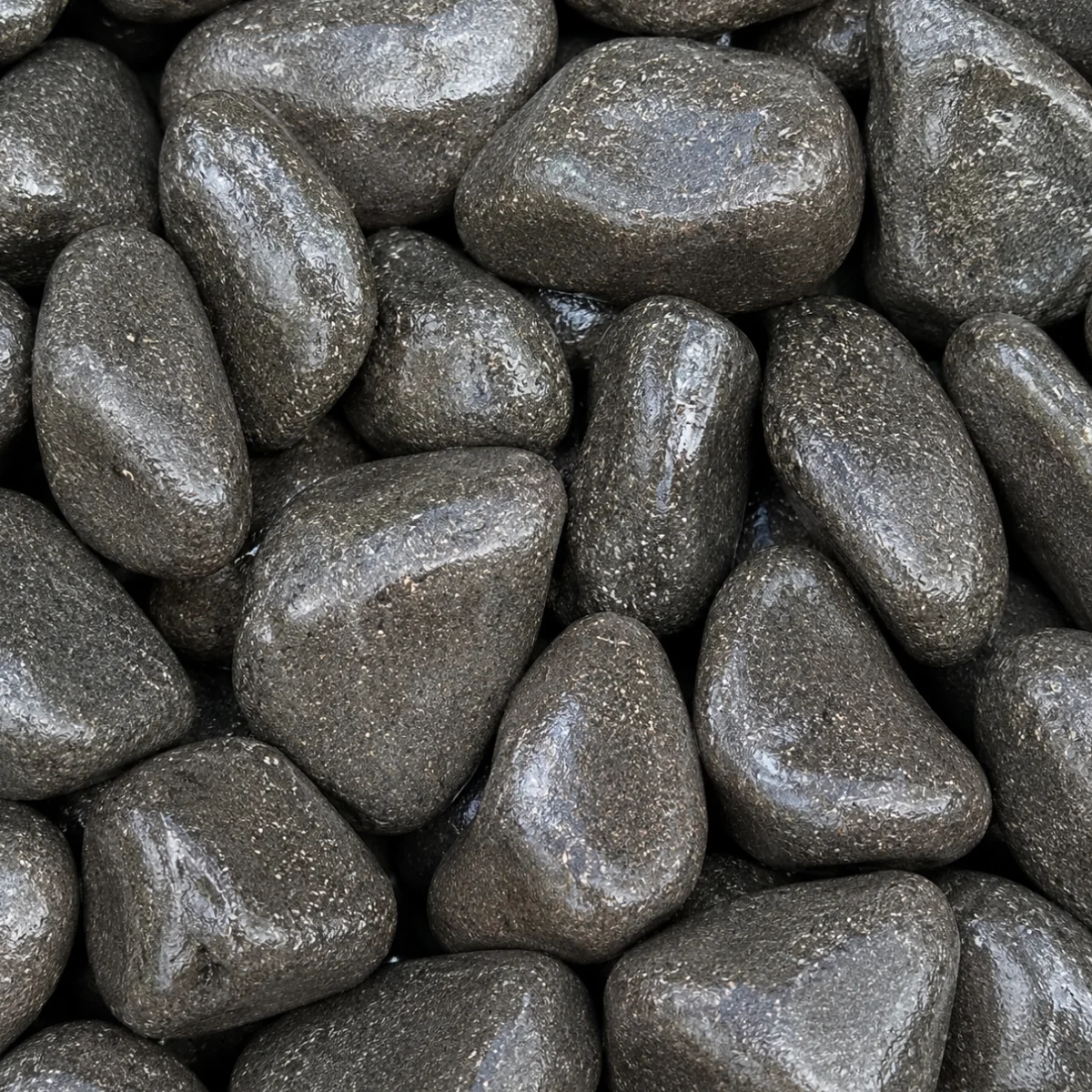 100-170mm Black Basalt Gabion Cobbles