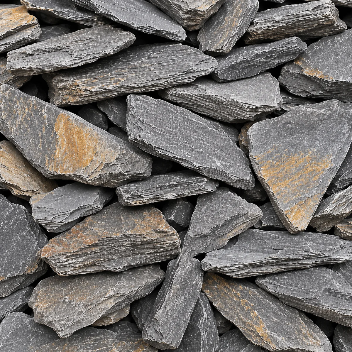  50-150mm Graphite Slate Gabion Stone