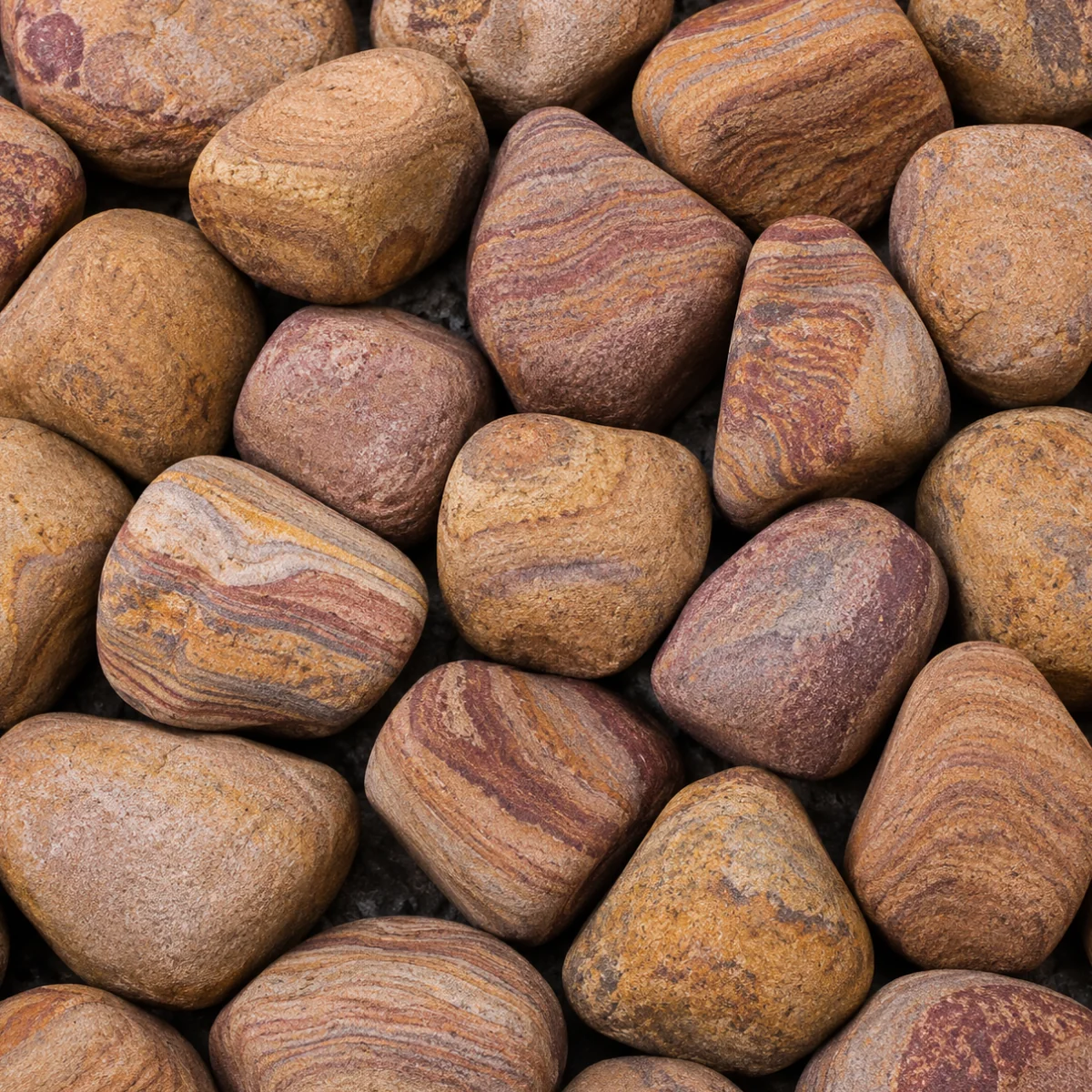 100-150mm Rainbow Gabion Cobbles
